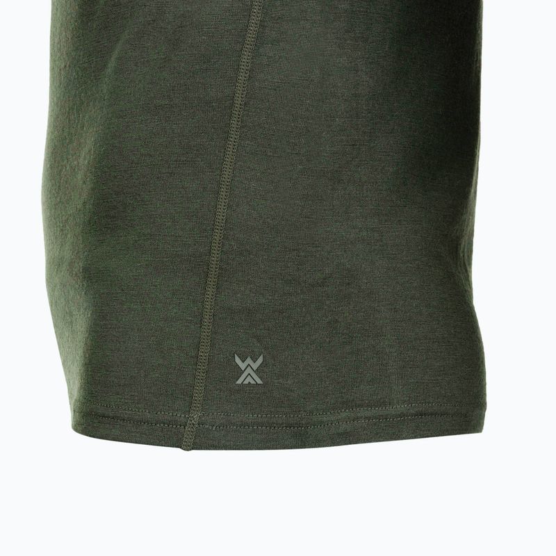Férfi termikus póló WOOLCANO Merino 100% TEE0546 zöld 7