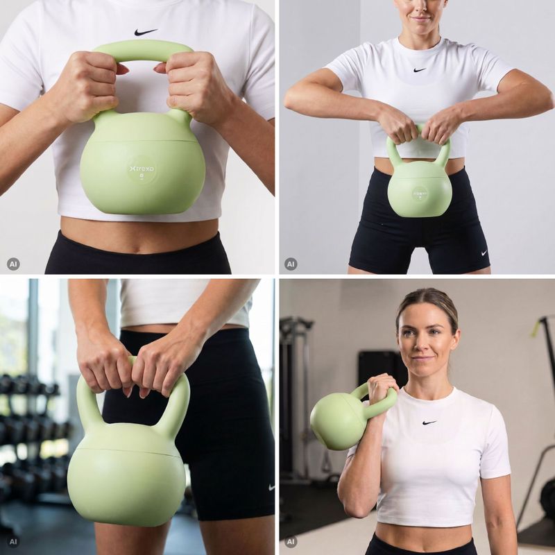 Puha kettlebell Xtrexo SK08 Green 5