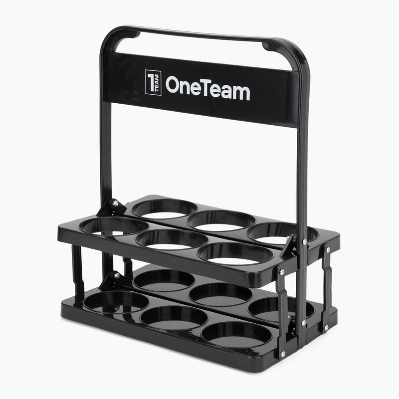 Készlet OneTeam Water Bottle Carries + Bidon Sportano Black 2