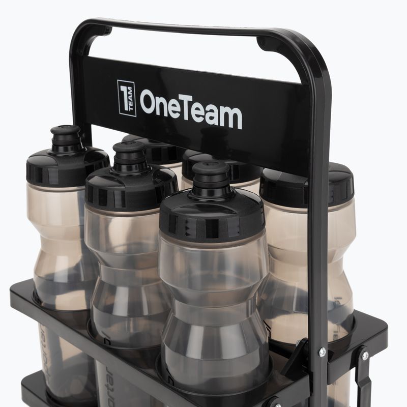 Készlet OneTeam Water Bottle Carries + Bidon Sportano Black 8