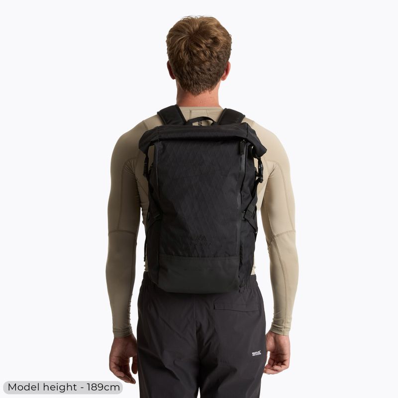 KADVA Londer 25 l fekete túrahátizsák 5