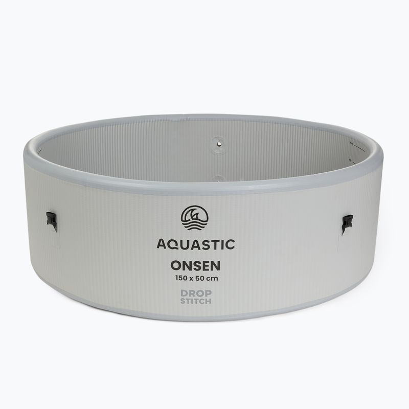Felfújható medence AQUASTIC ONSEN drop stitch 700 l 150 cm szürke 5