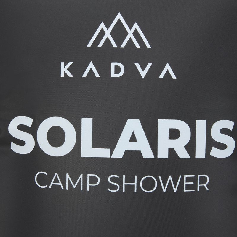 KADVA Solaris 20 l fekete kemping zuhanyzó 3