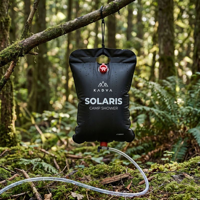 Kempingzuhany KADVA Solaris black 9