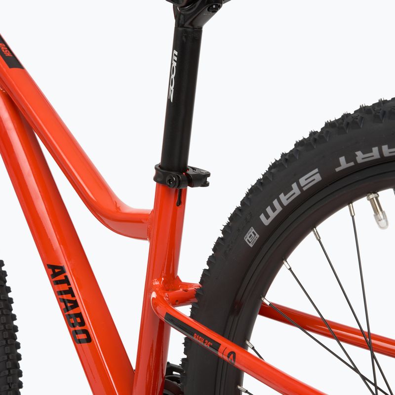 Gyermekkerékpár ATTABO Rash 24" 11,4 kg Gen 2 narancssárga 15
