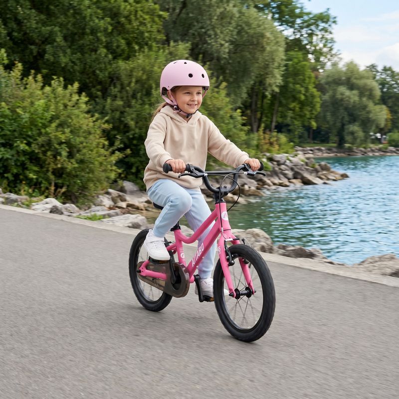 Gyermekkerékpár ATTABO EASE 16" 6,4 kg Gen 2 rózsaszín 4