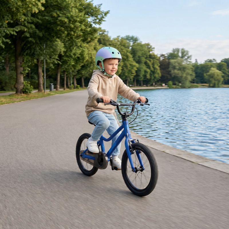 Gyermekkerékpár ATTABO EASE 16" 6,4 kg Gen 2 kék 4