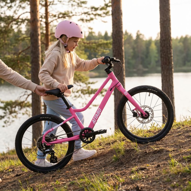 Gyermekkerékpár ATTABO EASE 20" 8,4 kg Gen 2 pink 3