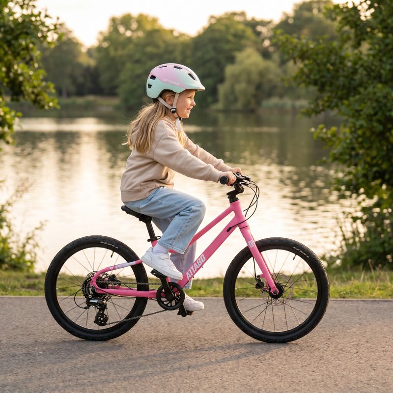 Gyermekkerékpár ATTABO EASE 20" 8,4 kg Gen 2 pink 5