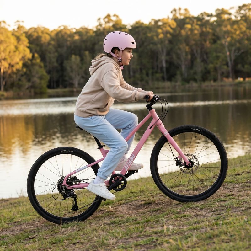 Gyermekkerékpár ATTABO EASE 24" 9,2 kg Gen 2 pink 6