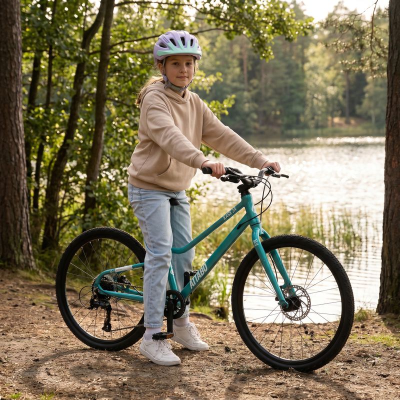 Gyermekkerékpár ATTABO EASE 24" 9,2 kg Gen 2 turquoise 4