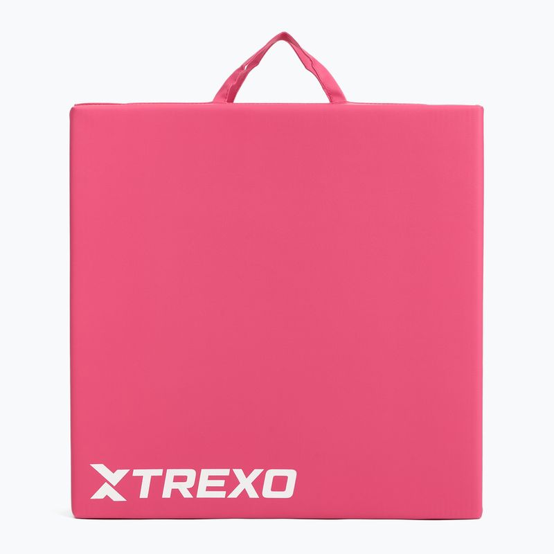 TREXO összecsukható tornamatrac 180 x 60 x 5 cm rózsaszínű 5