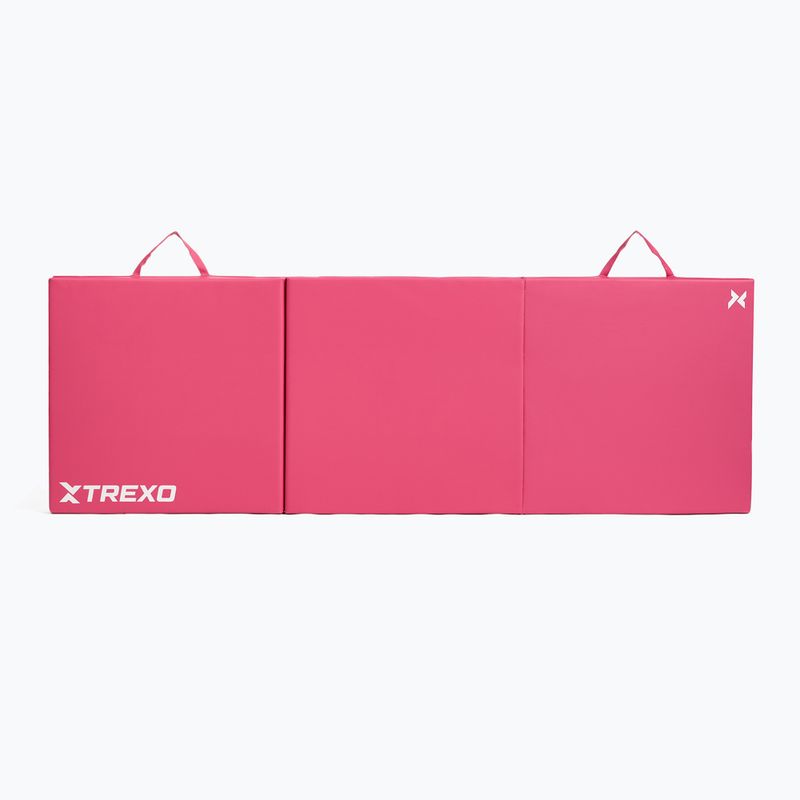 TREXO összecsukható tornamatrac 180 x 60 x 5 cm rózsaszínű 6