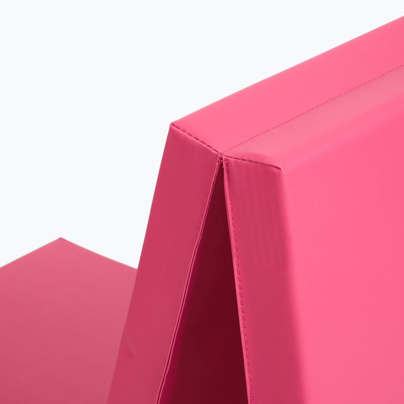 TREXO összecsukható tornamatrac 180 x 60 x 5 cm rózsaszínű 8