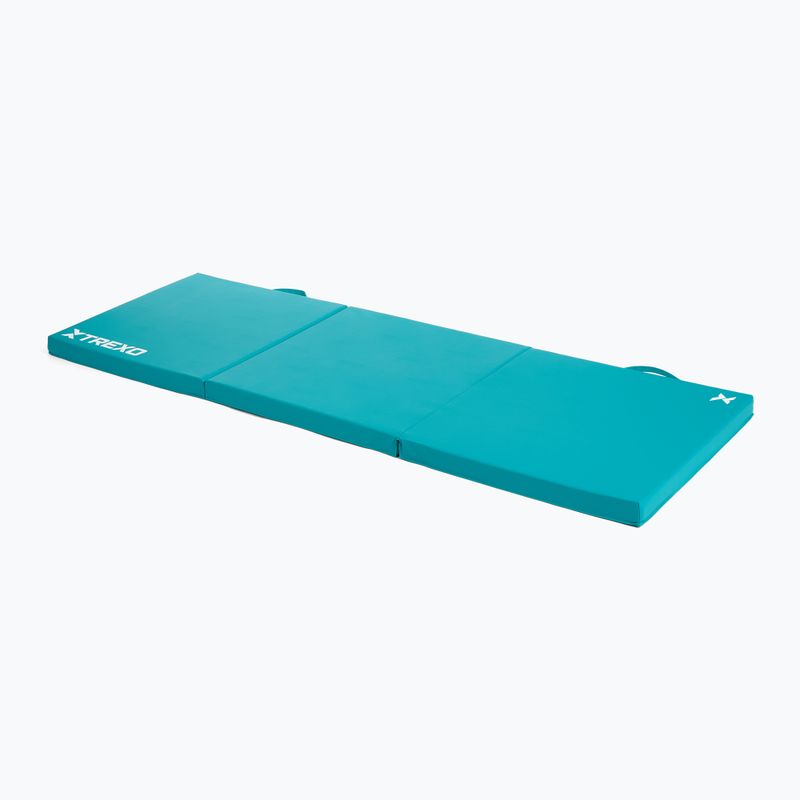 TREXO összecsukható gimnasztikai matrac 180 x 60 x 5 cm zöld 2