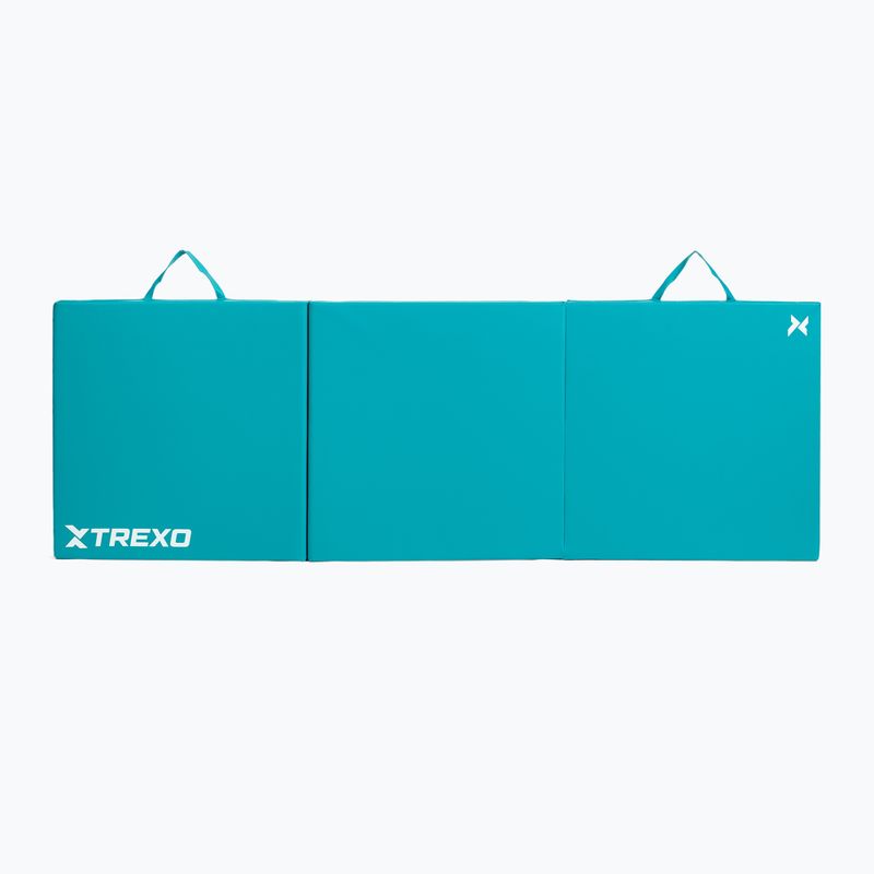 TREXO összecsukható gimnasztikai matrac 180 x 60 x 5 cm zöld 6