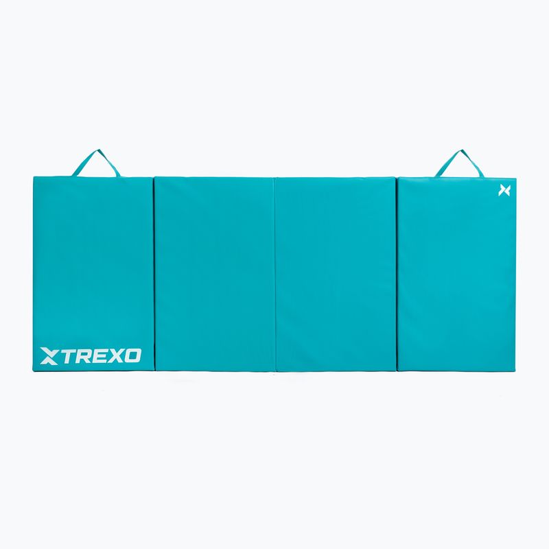 TREXO összecsukható tornamatrac 195 x 80 x 5 cm zöld 6