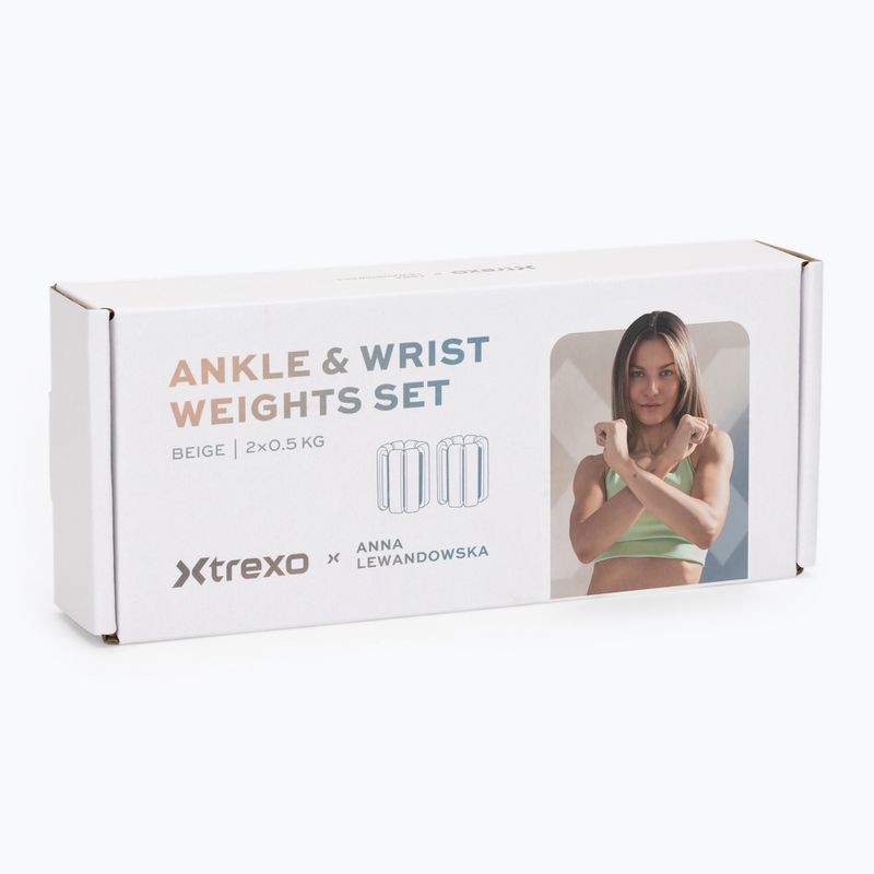 Boka és csukló súlyok XTREXO x Anna Lewandowska Bangles 205 Beige 9