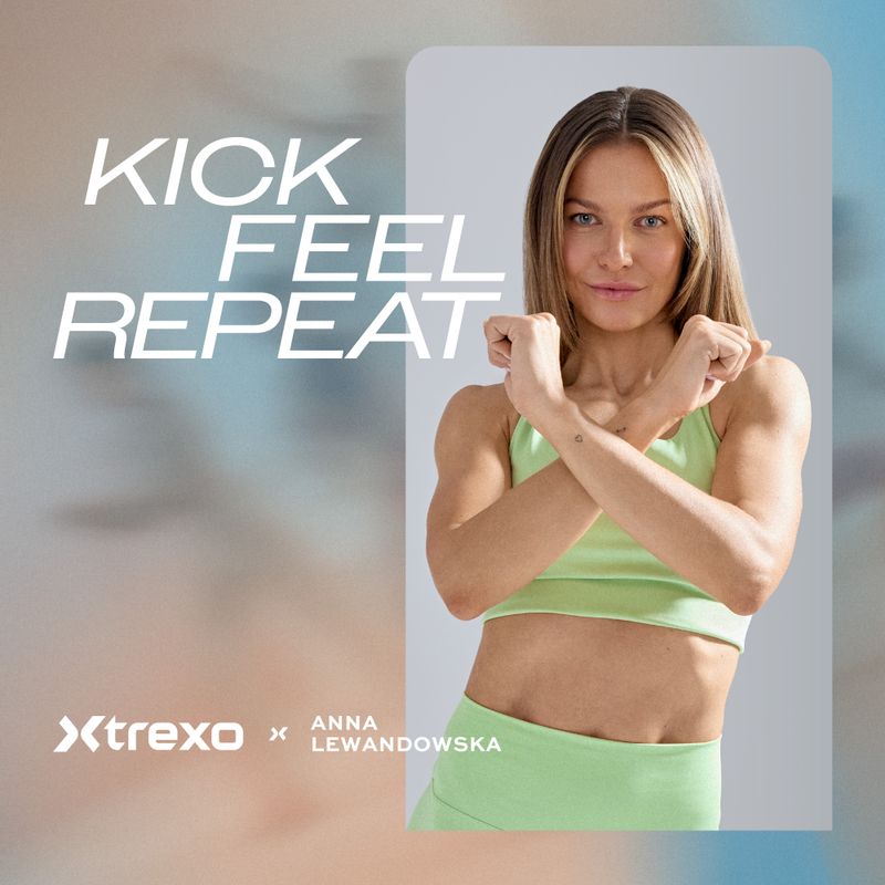 Boka és csukló súlyok XTREXO x Anna Lewandowska Bangles 210 Azul Bruma 2