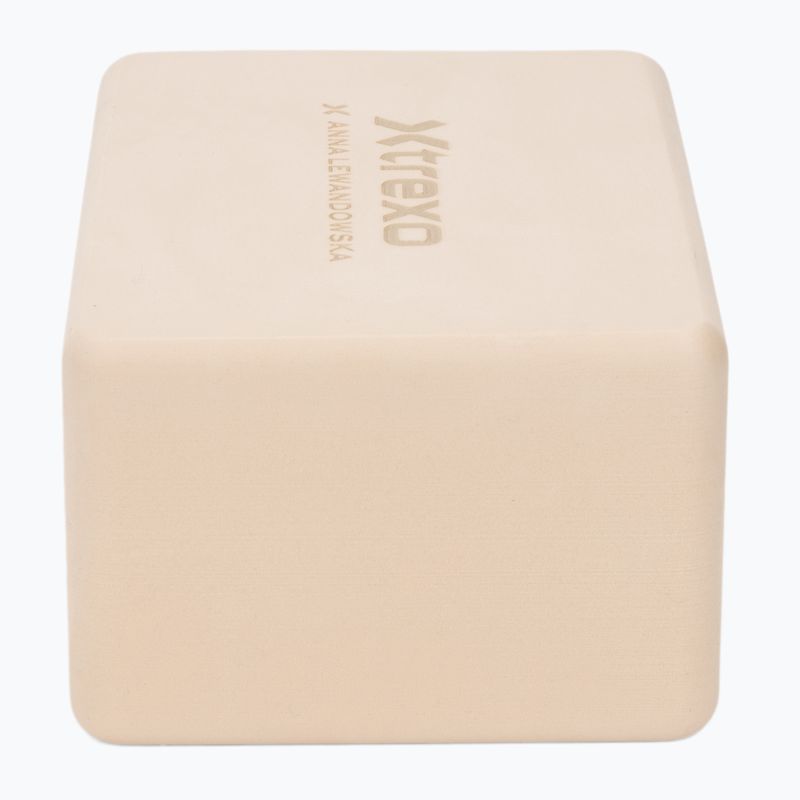 Jógatégla XTREXO x Anna Lewandowska block Beige 4