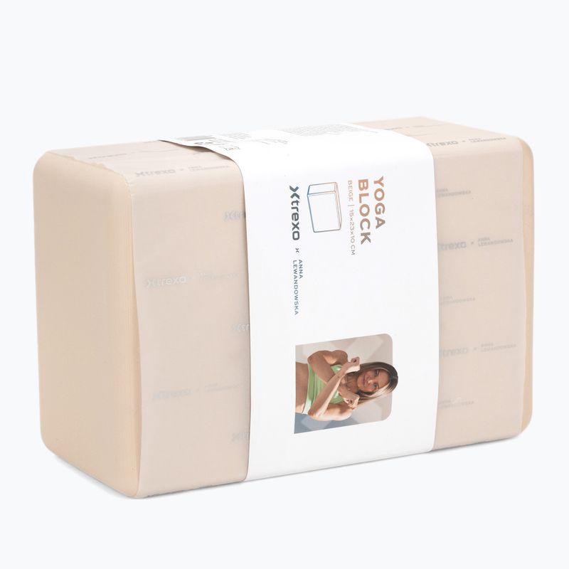 Jógatégla XTREXO x Anna Lewandowska block Beige 7