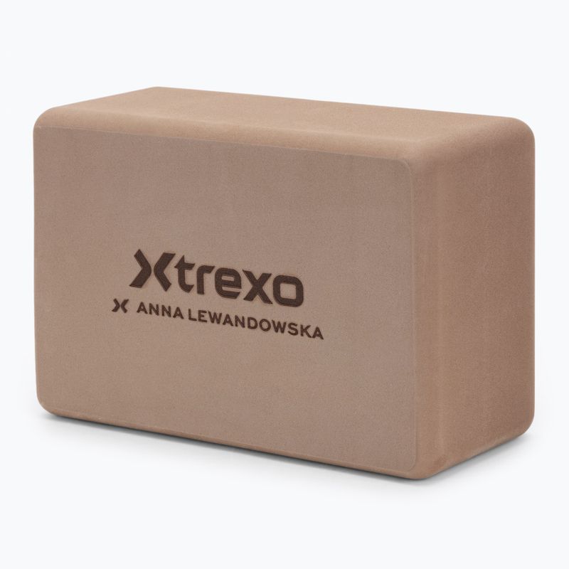 Jógatégla XTREXO x Anna Lewandowska block Milktea 3