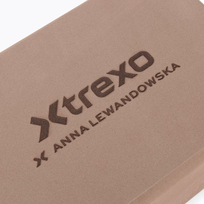 Jógatégla XTREXO x Anna Lewandowska block Milktea 6