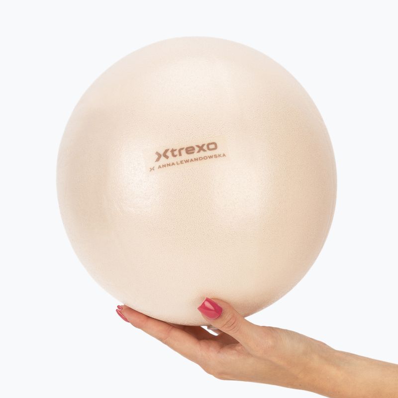 Kis torna labda XTREXO x Anna Lewandowska ball 20cm Beige 5
