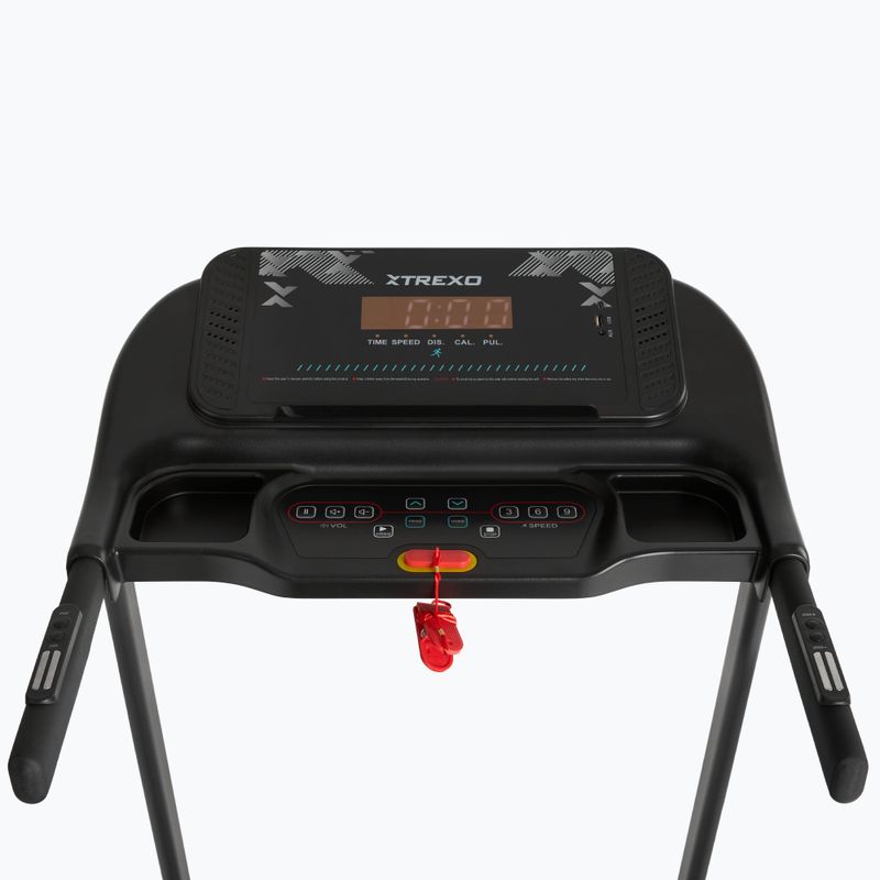 TREXO X110 elektromos futópad fekete színű 5