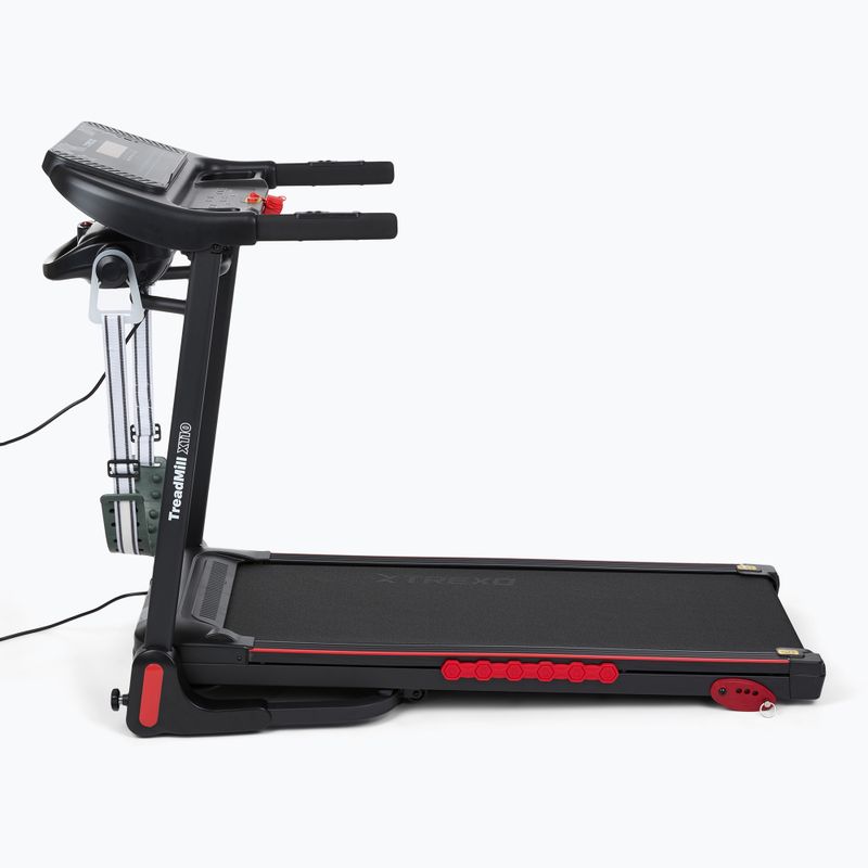 Trexo X110+ futópad masszírozóval fekete színben 2