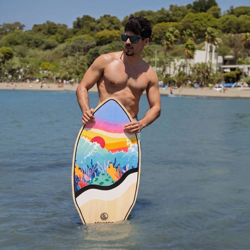 Skimboard deszka AQUASTIC Lagoon 39" colorful 5