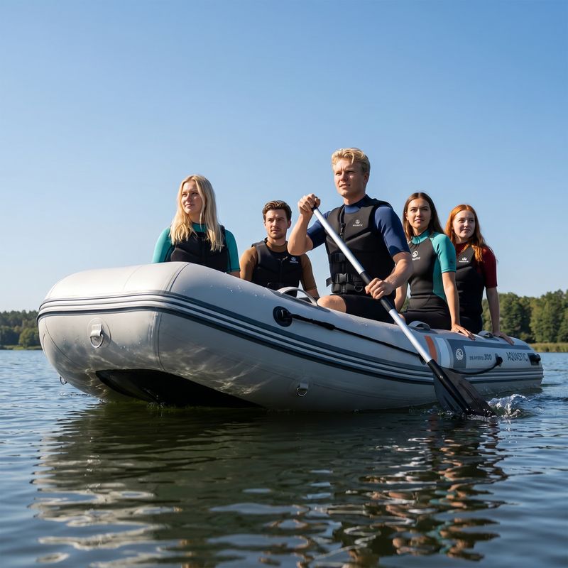 5 személyes AQUASTIC DS Hybrid szürke tutaj 12