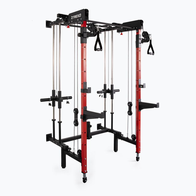TREXO FusionRack edzéslift fekete színben