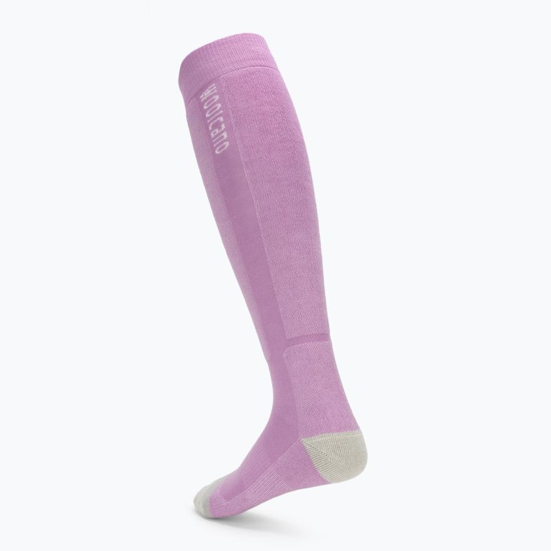 Női sízokni Woolcano SCK1096 Szary/Różowy 2