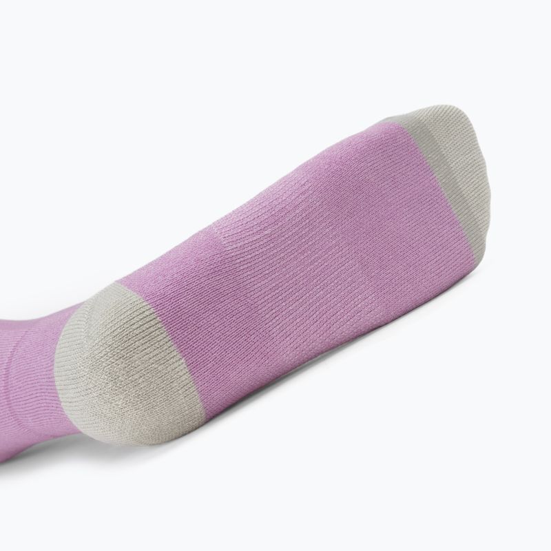 Női sízokni Woolcano SCK1096 Szary/Różowy 4