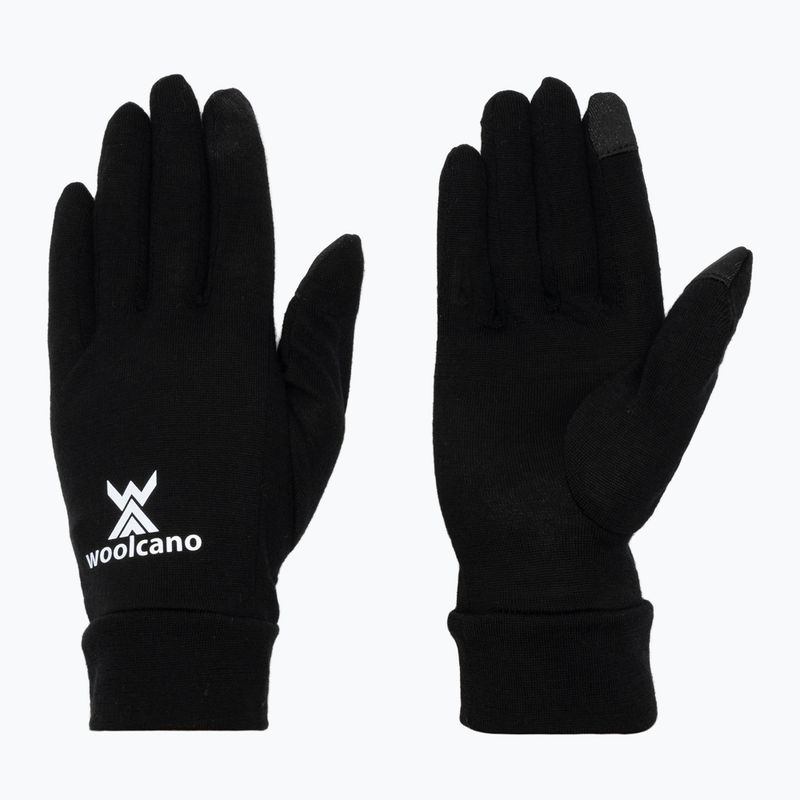 Gyerek kesztyűk Woolcano GLV1105 Czarny