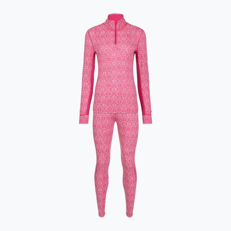 Női thermo fehérnemű szett Woolcano SET1121 Pink