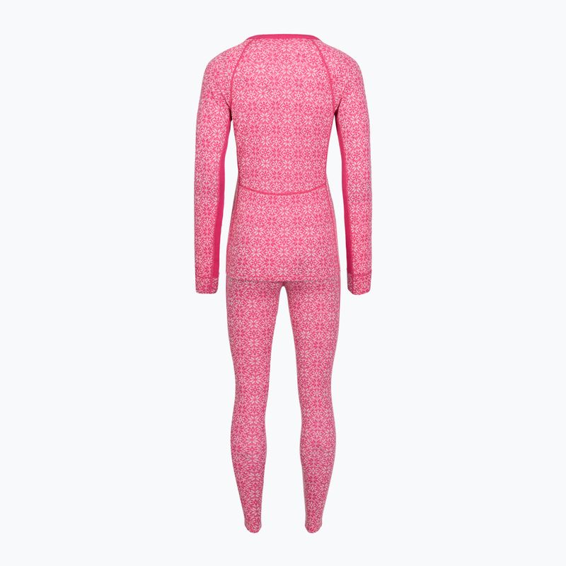 Női thermo fehérnemű szett Woolcano SET1109 Pink 2