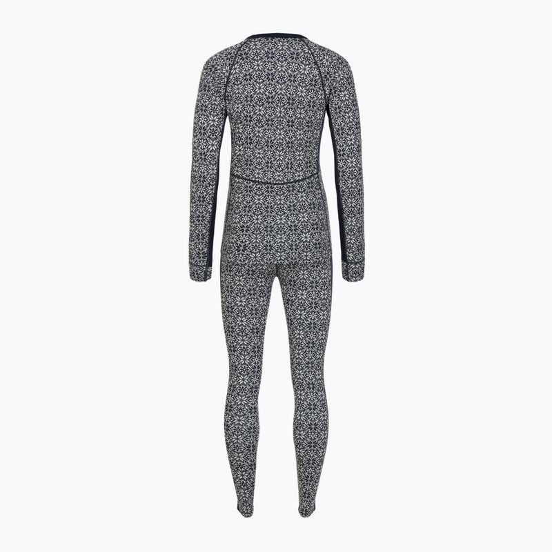 Női thermo fehérnemű szett Woolcano SET1109 Granatowy 2
