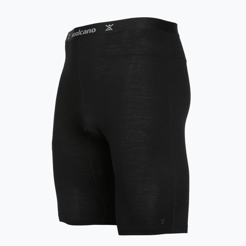 Férfi boxer nadrág Woolcano SHT1113 Czarny 4