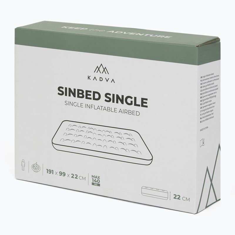 Kék KADVA Sinbed Single felfújható matrac 8
