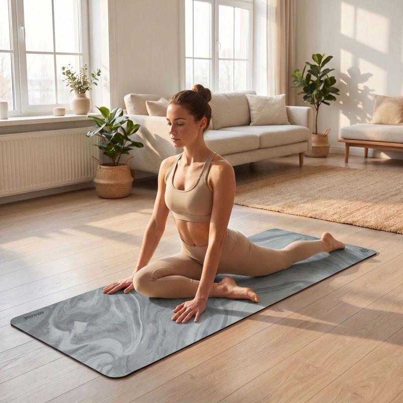 Jóga szőnyeg XTREXO Softea lila 8