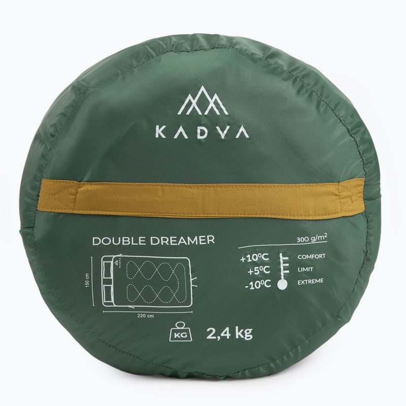 Kétszemélyes hálózsák KADVA Double dream green 10