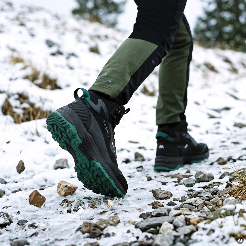 Férfi hócipő KADVA ROCKY MID WP SOFTSHELL fekete 12