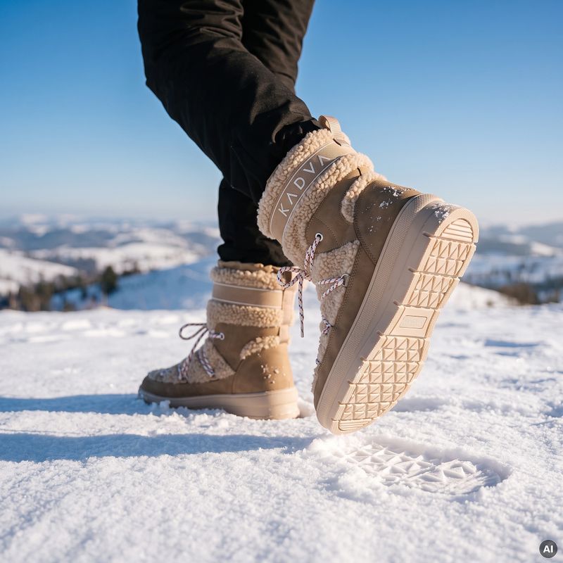 Női hótaposó KADVA RYA HG WP WMNS Brown 8