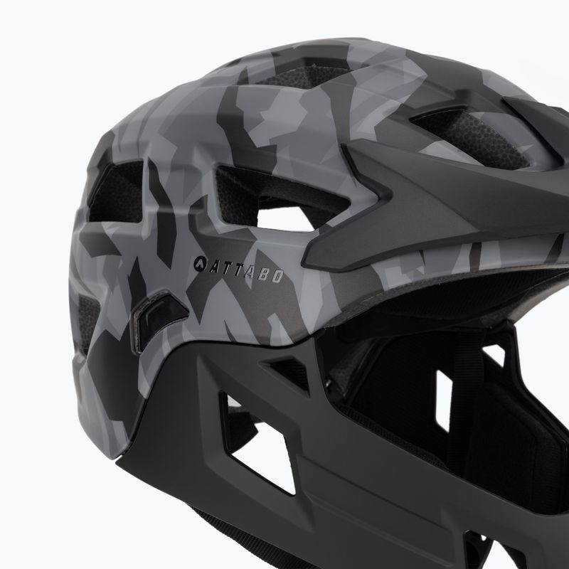 Gyerek kerékpáros sisak ATTABO Predator full face gray 7