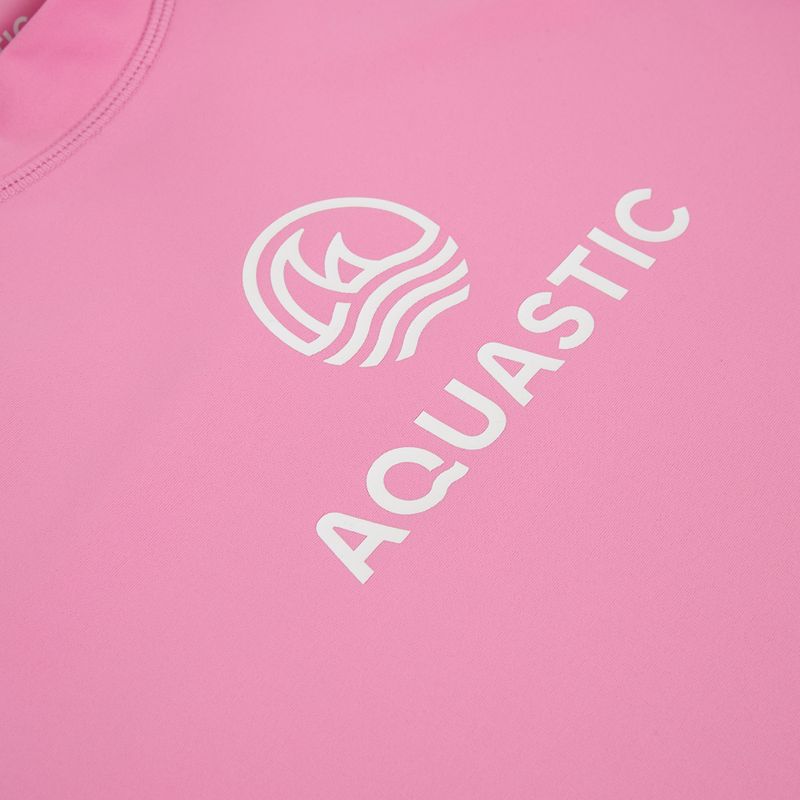 Gyerek póló AQUASTIC Rimos UV 50+ UPF pink 3