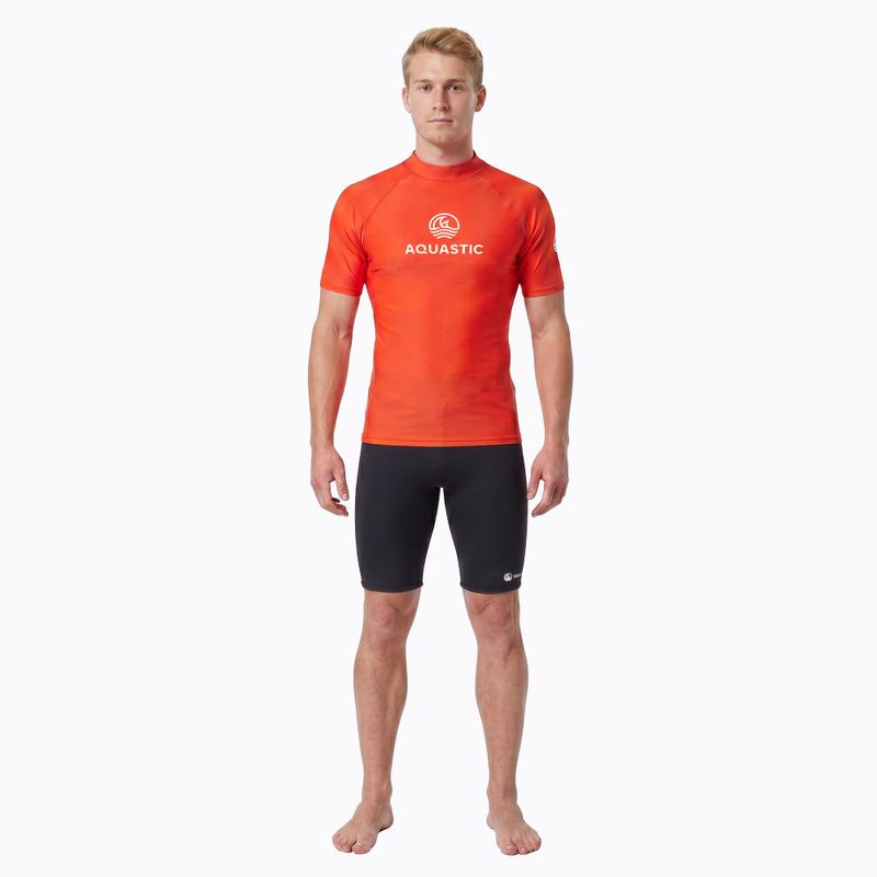 Férfi póló AQUASTIC Rimos UV 50+ UPF orange 4