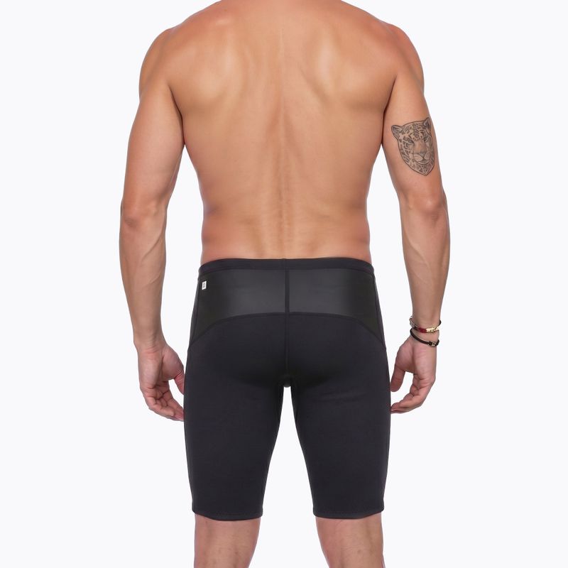 Férfi neoprén rövidnadrág AQUASTIC SeaFlex 2.0 mm fekete 4