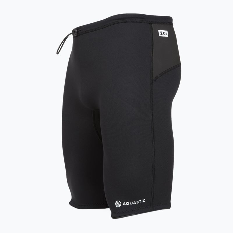 Férfi neoprén rövidnadrág AQUASTIC SeaFlex 2.0 mm fekete 7
